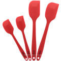 Heat Resistant Flexible FDA Colorful Baking Pastry Cake Tools Non stick butter Silicone Spatula 4pcs set